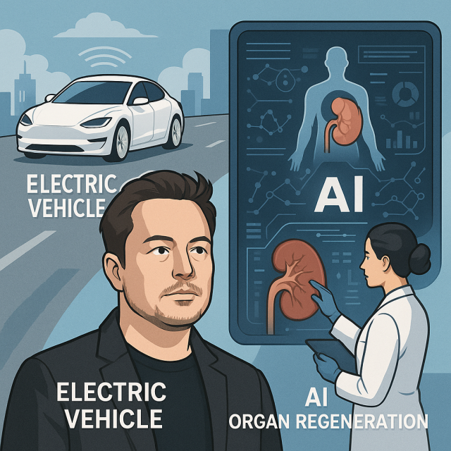 전기차 무인운전 혁명에서 AI 장기재생 혁명으로 [유석환의 AI 장기재생과 역노화]